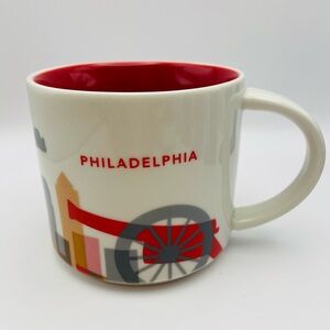Starbucks Ceramic Coffee/Tea Mug, PHILADELPHIA, You Are Here Collection, 2015